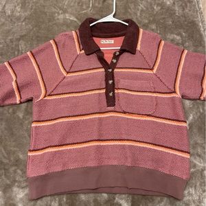 Free People Striped Tee